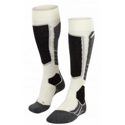 Podkolanówki damskie Falke SK2. Białe skarpetki damskie Falke, bez wzorów. Za 191.50 zł.