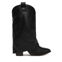 Botki Call It Spring. Czarne botki damskie Call it Spring, bez obcasa, na słupku, bez zapięcia. Za 299.99 zł.