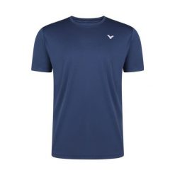 Koszulka do badmintona dla dorosłych Victor T-13102 B. Niebieskie koszulki damskie Victor, xl, bez wzorów, bez kołnierzyka, bez ramiączek. Za 89.99 zł.
