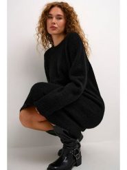 CULTURE Sukienka w kolorze czarnym rozmiar: L/XL. Czarne sukienki damskie Culture, bez wzorów, prążkowane, bez ramiączek. Za 137.42 zł.
