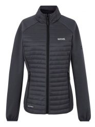 Regatta Kurtka hybrydowa "Clumber" w kolorze antracytowym rozmiar: 44. Czarne kurtki sportowe damskie Regatta, bez wzorów, z puchu, bez kaptura. Za 126.15 zł.