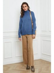 Joséfine Sweter "Vinicius" w kolorze niebieskim rozmiar: XL. Niebieskie golfy damskie Joséfine, xl, bez wzorów, z kaszmiru, bez ramiączek. Za 208.99 zł.