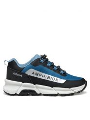 Geox Sneakersy J Flexyper Plus J55LCA 0FU50 C4024 S Niebieski. Niebieskie buty sportowe chłopięce Geox, z materiału, bez zapięcia. Za 269.99 zł.