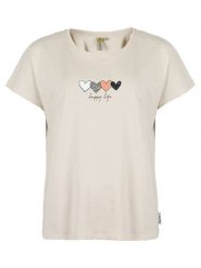 Roadsign Koszulka w kolorze beżowym rozmiar: XXL. Brązowe bluzki damskie Roadsign, xxl, bez wzorów, z bawełny, bez kołnierzyka, bez ramiączek. Za 30.99 zł.