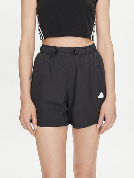 Adidas Szorty sportowe Future Icons 3-Stripes IP1568 Czarny Loose Fit. Czarne spodenki sportowe damskie Adidas, xl, bez wzorów, z syntetyku. Za 129.99 zł.