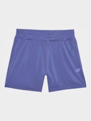 4F Szorty sportowe w kolorze fioletowym rozmiar: XL. Różowe spodenki sportowe damskie 4F, xl, bez wzorów, z materiału, outdoorowe. Za 83.42 zł.