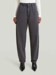 G-Star Dżinsy - Tapered fit - w kolorze antracytowym rozmiar: W28. Czarne jeansy damskie G-Star. Za 245.96 zł.