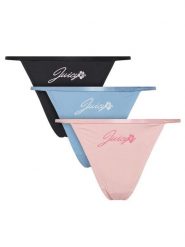 Juicy Couture Komplet stringów JCTUS125960 Kolorowy. Komplety bielizny Juicy Couture, bez wzorów, z syntetyku. Za 119.99 zł.