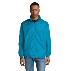 Kurtka Wiatrówka Unisex Dla Dorosłych. Niebieskie kurtki damskie SOL'S, s, bez wzorów, bez kaptura. Za 72.99 zł.