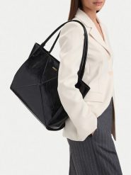 MEXX Torebka CEO-MEXX-L-002-10 Czarny. Czarne shopper bag Mexx, ze skóry, bez dodatków. Za 229.99 zł.