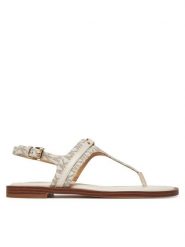 MICHAEL Michael Kors Sandały 40S5MAFS1B Écru. Sandały damskie MICHAEL Michael Kors, bez wzorów, ze skóry, bez obcasa, na płaskiej podeszwie, bez zapięcia. Za 409.99 zł.