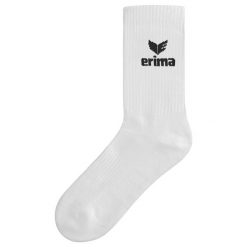 Skarpety sportowe Erima 3 sztuki w kolorze białym. Białe skarpetki damskie Erima, bez wzorów, z tkaniny. Za 98.50 zł.