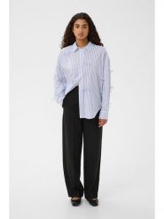 Soaked in Luxury Koszula w kolorze błękitno-białym rozmiar: L. Niebieskie koszule damskie Soaked in Luxury, l, bez wzorów, z bawełny, bez kołnierzyka, bez ramiączek. Za 183.59 zł.