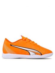 Puma Buty do piłki nożnej Ultra Play It Jr 107237 01 Pomarańczowy. Brązowe obuwie sportowe casual damskie Puma, ze skóry, bez zapięcia. Za 129.99 zł.