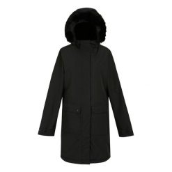 Parka Ze Sztucznym Futerkiem Dla Pań I Panów. Czarne parki damskie Regatta, m, z materiału, z kapturem. Za 588.99 zł.
