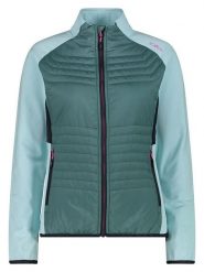 Cmp Kurtka hybrydowa w kolorze turkusowym rozmiar: 40. Niebieskie kurtki sportowe damskie CMP, bez wzorów, bez kaptura. Za 181.76 zł.
