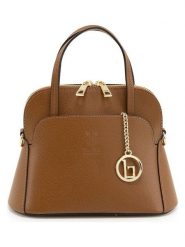 Lia Biassoni Skórzana torebka "Bozzone" w kolorze jasnobrązowym - 28 x 17 x 11 cm rozmiar: onesize. Brązowe torebki klasyczne damskie Lia Biassoni, z materiału, przez ramię, bez dodatków. Za 252.99 zł.