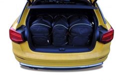 Torby Do Bagażnika Audi Q2 2016+ 3Szt Kjust. Czarne torby podróżne KJUST, bez wzorów, z kauczuku. Za 923.00 zł.