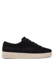 Michael Kors Sneakersy Keaton Lace up 43R5KEFS1S Czarny. Czarne obuwie sportowe damskie Michael Kors, ze skóry, bez zapięcia. Za 349.99 zł.