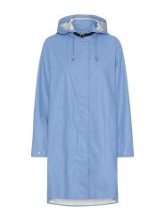 Ilse Jacobsen Płaszcz przeciwdeszczowy w kolorze błękitnym rozmiar: 44. Niebieskie płaszcze damskie Ilse Jacobsen, bez wzorów, bez kaptura. Za 165.31 zł.