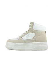 GAP Sneakersy "Paradise Mid II Bsc" w kolorze biało-beżowym rozmiar: 40. Białe obuwie sportowe damskie GAP, za kostkę, bez zapięcia. Za 167.28 zł.