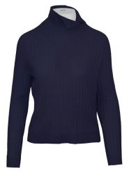 Malo Optimum Sweter w kolorze granatowym rozmiar: M. Niebieskie swetry klasyczne damskie Malo Optimum, m, z kaszmiru, bez kołnierzyka. Za 415.31 zł.