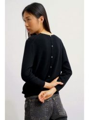 AUTHENTIC CASHMERE Kaszmirowy sweter "Estaris" w kolorze czarnym rozmiar: L. Czarne swetry klasyczne damskie AUTHENTIC CASHMERE, l, z kaszmiru, bez kołnierzyka. Za 439.24 zł.