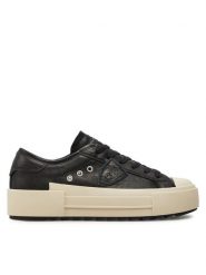 Philippe Model Sneakersy West PDLD W001 Czarny. Czarne obuwie sportowe damskie Philippe Model, ze skóry, bez zapięcia. Za 679.99 zł.