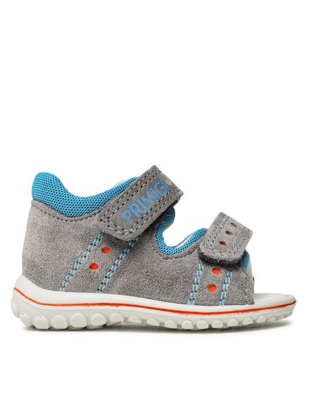Primigi Sandały 3860400 Szary. Szare sandały chłopięce Primigi, ze skóry, bez zapięcia. Za 249.99 zł.