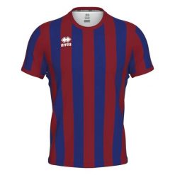 Koszulka Errea Strip. Czerwone bluzki damskie ERREA, bez wzorów, sportowe, bez kołnierzyka, bez ramiączek. Za 269.00 zł.