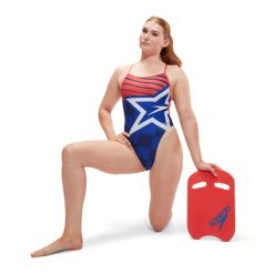 Strój kąpielowy jednoczęściowy damski Speedo Digital. Czerwone stroje jednoczęściowe Speedo, bez wzorów. Za 270.96 zł.
