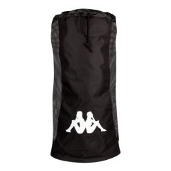 Torba na piłki Kappa Kanto. Czarne torby sportowe Kappa, bez wzorów, z materiału. Za 259.00 zł.