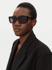 Max Mara Okulary przeciwsłoneczne MM0126 01A Czarny. Czarne okulary przeciwsłoneczne damskie Max Mara. Za 579.99 zł.