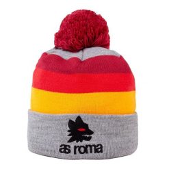 Czapka Dla Dorosłych - AS Roma. Szare czapki damskie COPA FOOTBALL, bez wzorów, z dzianiny. Za 110.02 zł.