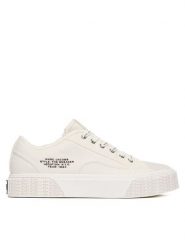Marc Jacobs Trampki 2S4FSN023F14 Biały. Białe trampki damskie Marc Jacobs, bez wzorów, z materiału, bez zapięcia. Za 799.99 zł.