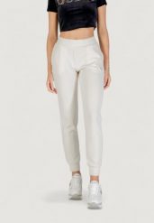 Spodnie Kobieta GUESS ACTIVE OLYMPE LONG PANTS. Białe spodnie sportowe damskie Guess Active, s, z aplikacjami, z lycry. Za 356.15 zł.