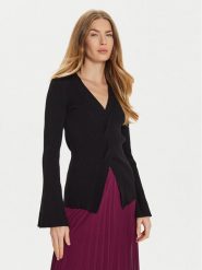 TWINSET Sweter 242TT3023 Czarny Slim Fit. Czarne swetry klasyczne damskie Twinset, s, z syntetyku, bez kołnierzyka. Za 759.99 zł.