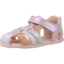 Sandały PABLOSKY 051468P Rose. Czerwone sandały damskie Pablosky, bez wzorów, ze skóry, bez obcasa, bez zapięcia. Za 209.99 zł.