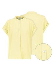 Eight2Nine Bluzka w kolorze żółtym rozmiar: L/XL. Żółte bluzki damskie Eight2Nine, l, bez wzorów, z bawełny, bez kołnierzyka, bez ramiączek. Za 82.99 zł.