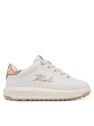 KARL LAGERFELD Sneakersy KL67518A Biały. Białe obuwie sportowe damskie KARL LAGERFELD, ze skóry, bez zapięcia. Za 619.99 zł.
