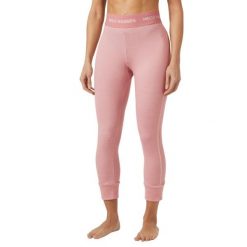 Damskie legginsy 3/4 Helly Hansen Lifa Midw. Czerwone legginsy damskie Helly Hansen, bez wzorów, z wełny. Za 337.00 zł.