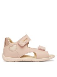 Primigi Sandały 1413211 Różowy. Czerwone sandały dziewczęce Primigi, ze skóry, bez obcasa, bez zapięcia. Za 259.99 zł.