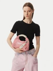 Tommy Jeans Torebka Tjw Summer Crochet Crossover AW0AW18779 Różowy jasny. Czerwone torebki klasyczne damskie Tommy Jeans, z jeansu, bez dodatków. Za 409.99 zł.