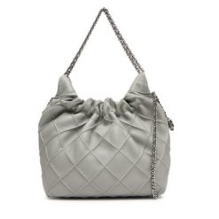 Torebka Tory Burch. Szare torebki klasyczne damskie Tory Burch, bez dodatków. Za 2,729.00 zł.
