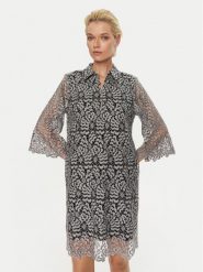 Bruuns Bazaar Sukienka codzienna Bignon BBW4129 Szary Regular Fit. Szare sukienki damskie Bruuns Bazaar, bez wzorów, z syntetyku, bez ramiączek. Za 499.99 zł.
