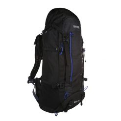 Plecak trekkingowy Regatta EU187. Czarne plecaki Regatta, bez wzorów, z poliesteru. Za 399.99 zł.