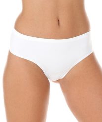 Stringi Brubeck COMFORT COOL. Brązowe stringi Brubeck, bez wzorów, z dzianiny. Za 25.99 zł.
