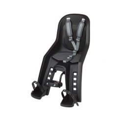Przedni Fotelik Rowerowy Dla Dziecka Bubbly Mini Evo. Czarne foteliki rowerowe POLISPORT. Za 274.29 zł.