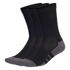 Skarpety Essentials CLIMACOOL Crew 3 Pairs. Czarne skarpetki damskie Adidas, bez wzorów. Za 54.95 zł.