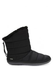 TOMS Botki "Inez" w kolorze czarnym rozmiar: 36,5. Czarne botki damskie TOMS, z materiału, bez obcasa, bez zapięcia. Za 122.96 zł.